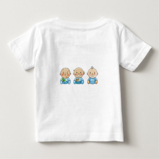 Born in 2024 ベビーTシャツ (裏面)