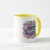 Born In The 90's マグカップ (正面右)