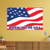 Born in the USA キャンバスプリント (インサイチュ (リビング))