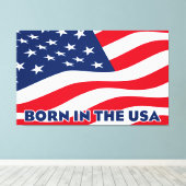 Born in the USA キャンバスプリント (インサイチュ (ウッドフロア))