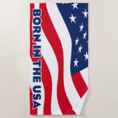 Born in the USA ビーチタオル (正面)