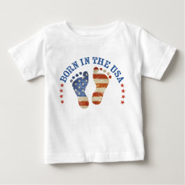Born in the USA Baby BodySuit and T-Shirt ベビーTシャツ