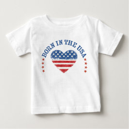 Born in the USA Baby BodySuit and T-Shirt ベビーTシャツ