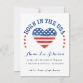 Born in the USA Birth Announcement シーズンカード (正面)