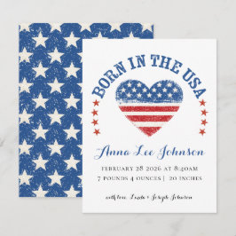 Born in the USA Birth Announcement シーズンカード