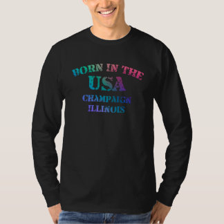 Born in the USA Champaign Illinois hometown  1 Tシャツ