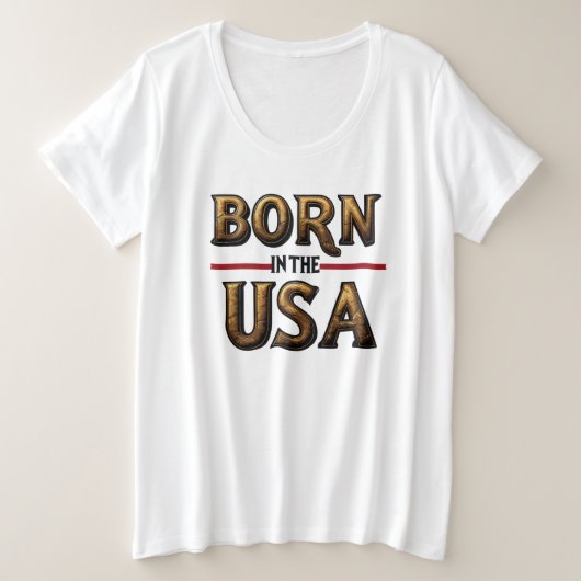 BORN IN THE USA Tシャツ (デザイン正面)