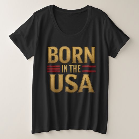 BORN IN THE USA Tシャツ (デザイン正面)