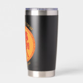 Born in the year of the Horse Chinese New Year 保温保冷タンブラー (背面)