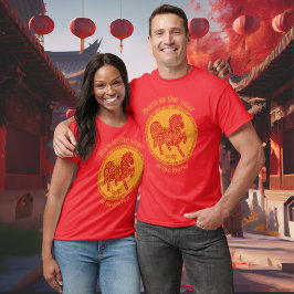 Born in the year of the Horse Chinese Zodiac Tシャツ