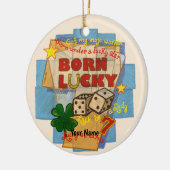 Born Lucky poker セラミックオーナメント (左)