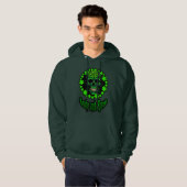 Born Lucky Skull St Patrick’s Day Shirt – Moletons パーカ (正面フル)
