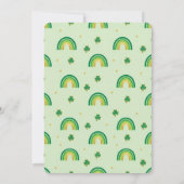 Born Lucky St. Patrick’s Day Birthday Invitation カード (裏面)