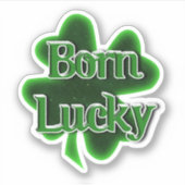 Born Lucky St. Patrick's Day シール (正面)