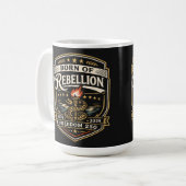 Born of Rebellion Freedom 250 コーヒーマグカップ (正面左)