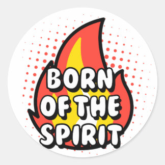 Born of The Spirit, Christian quotes ラウンドシール