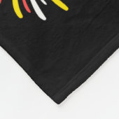 Born On New Year's Eve. Countdown. Birthday  フリースブランケット (角)