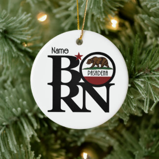 BORN Pasadena California セラミックオーナメント