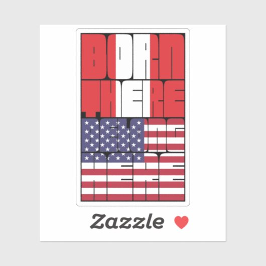 Born Peru Belong American シール (シート)