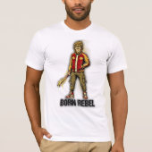 Born Rebel Monkey Gunner Tシャツ (正面)
