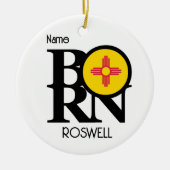 BORN Roswell New Mexico セラミックオーナメント (正面)