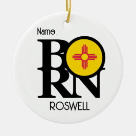 BORN Roswell New Mexico セラミックオーナメント