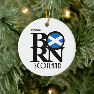 BORN Scotland Customizable セラミックオーナメント