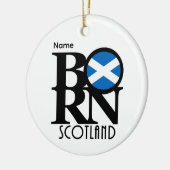 BORN Scotland Customizable セラミックオーナメント (左)