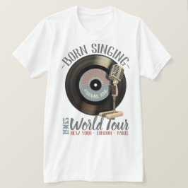 Born Singing World Tourおもしろいなカラオケ王 Tシャツ