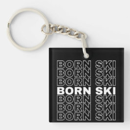Born ski keychain for skiing lovers キーホルダー