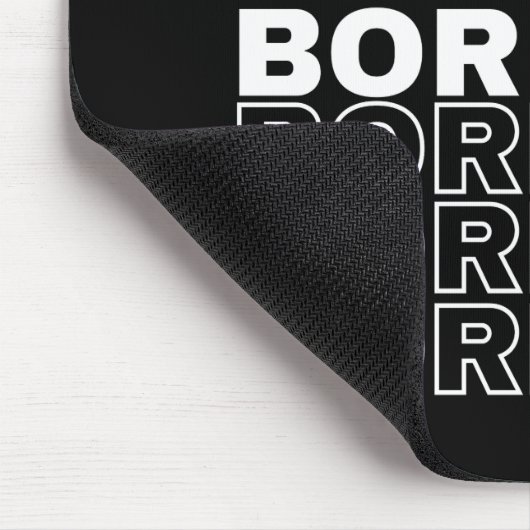 born ski mouse pad design マウスパッド (コーナー)