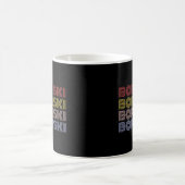BORN SKI MUG FOR SKIING LOVERS コーヒーマグカップ (中央)