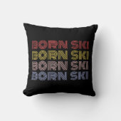 BORN SKI PILLOW FOR SKIING LOVERS クッション (正面)