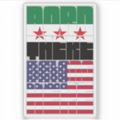 Born Syria Belong American シール (正面)