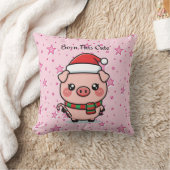 Born This Cute | Adorable Mini Pig Decorative Pill クッション (ブランケット)