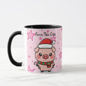 Born This Cute | Cute Mini Pig Coffee Mug マグカップ (左)