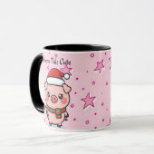 Born This Cute | Cute Mini Pig Coffee Mug マグカップ (正面左)