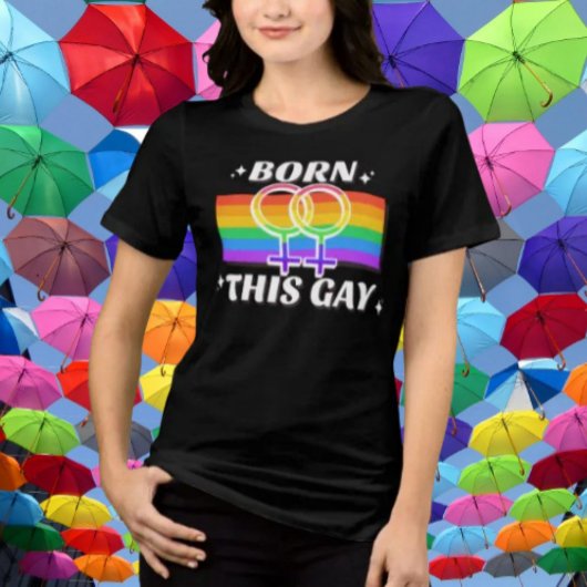 Born This Gay Rainbow Venus トライブレンドＴシャツ