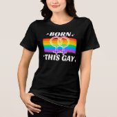 Born This Gay Rainbow Venus トライブレンドＴシャツ (正面)