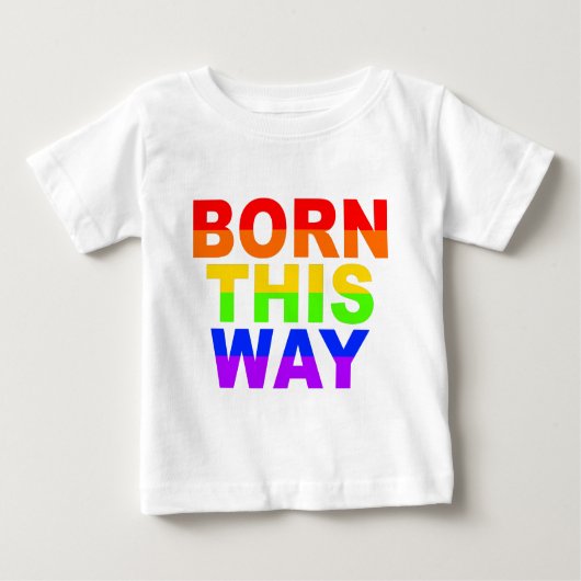 born-this-way_gay.png ベビーTシャツ (正面)