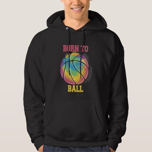 Born To Ball Basketball Slam Dunk パーカ (正面)