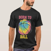 Born To Ball Basketball Slam Dunk Tシャツ (正面)
