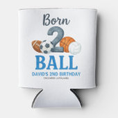 Born To Ball Sports Second Birthday  缶クーラー (正面)