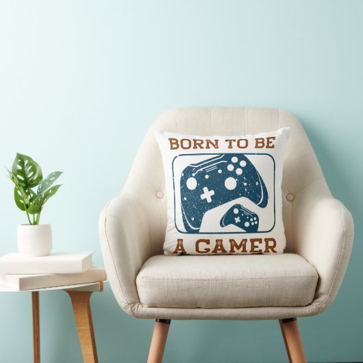 Born to be a gamer クッション (椅子)