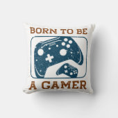 Born to be a gamer クッション (正面)