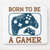 Born to be a gamer マウスパッド (正面)