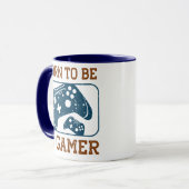 Born to be a gamer マグカップ (正面左)