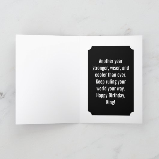 Born to be a Legend カード (内部)