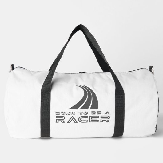 Born To Be A Racer ダッフルバッグ (正面)