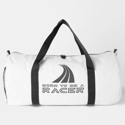 Born To Be A Racer ダッフルバッグ (裏面)
